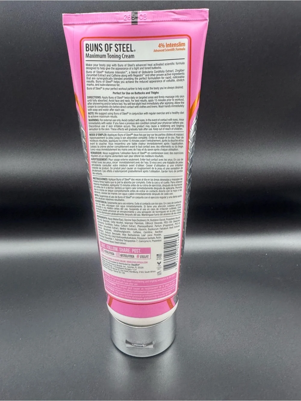 Buns of Steel®, Maximum Toning Cream, 8 fl oz (237 ml)